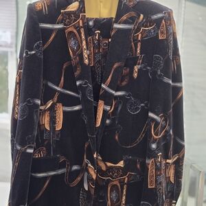 Dolce & Gabbana Black and Gold Men Suit